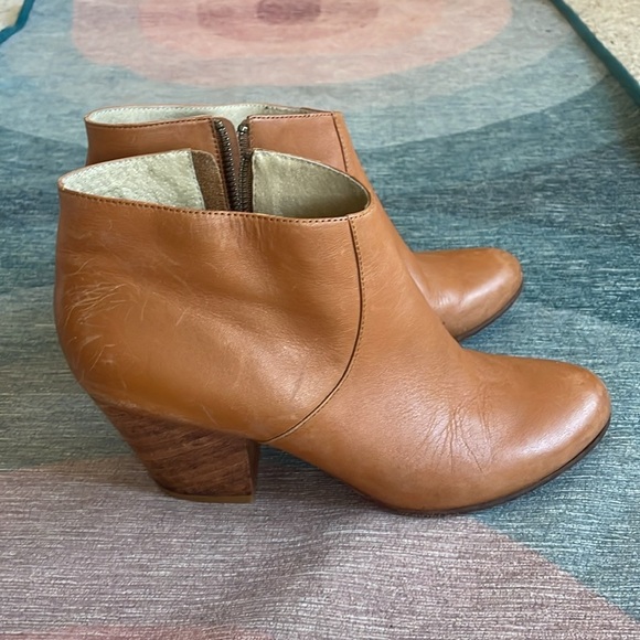 Fortress Of Inca Anthropologie Leather Western Ankle Booties - Picture 4 of 14